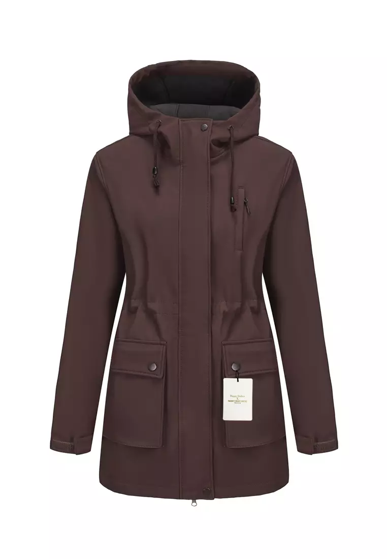 Waterproof Hood Trench Coat AD-M25F598