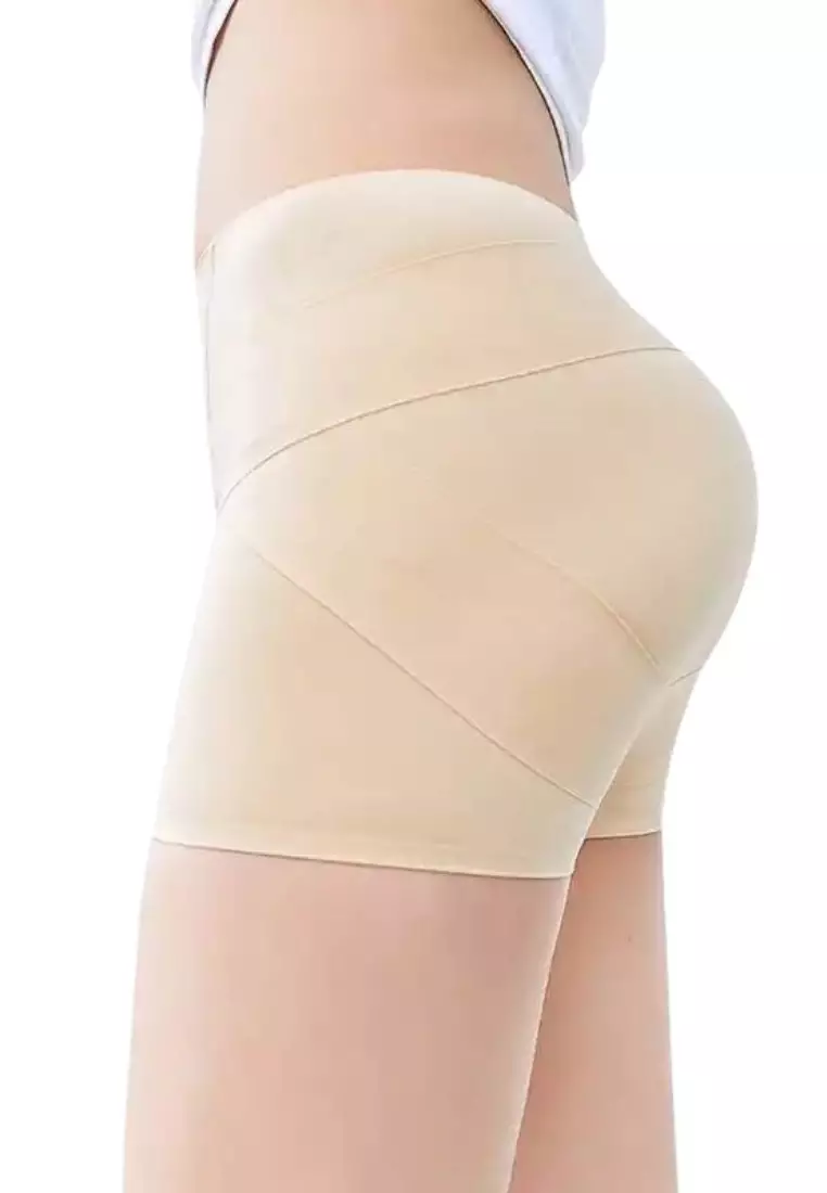 Premium Power Tummy Tuck Butt Lifting Safety Shorts Panties in Nude