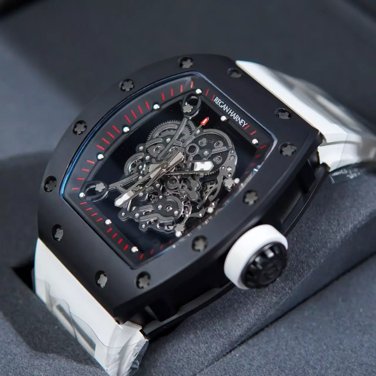 Jam Tangan REGAN HARNEY RH 22-12 VOYAGER CERAMIC WATCH 100% ORIGINAL - OS