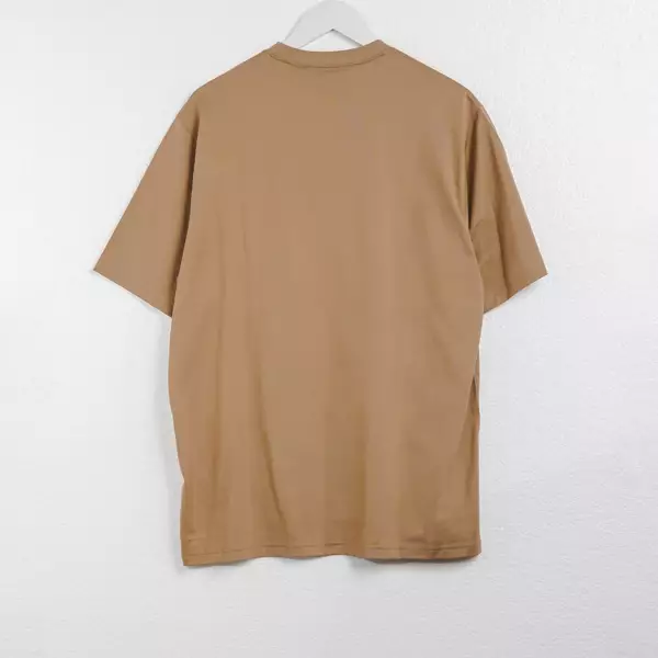 Kaos BURBERRY LONDON ENGLAND SQUARE CREAM BROWN TSHIRT 100% ORIGINAL