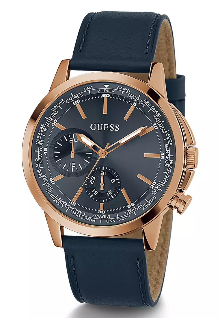 Jual GUESS Guess GW0540G2 Jam Tangan Pria Rosegold Navy