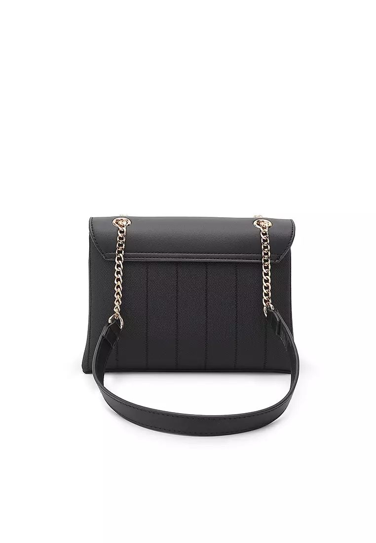 Women's Top Handle Bag / Sling Bag / Crossbody Bag - Black