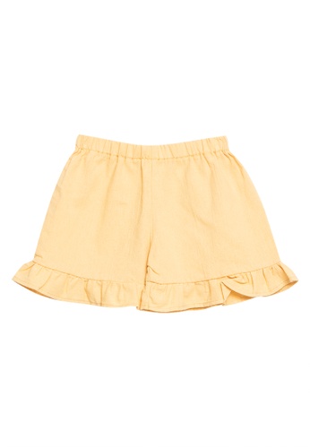 RAISING LITTLE yellow Peach Shorts 6DE07KADCA1CC8GS_1