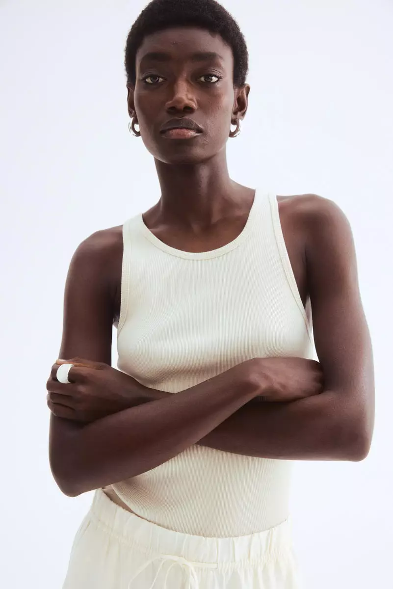 Linen-blend drawstring trousers