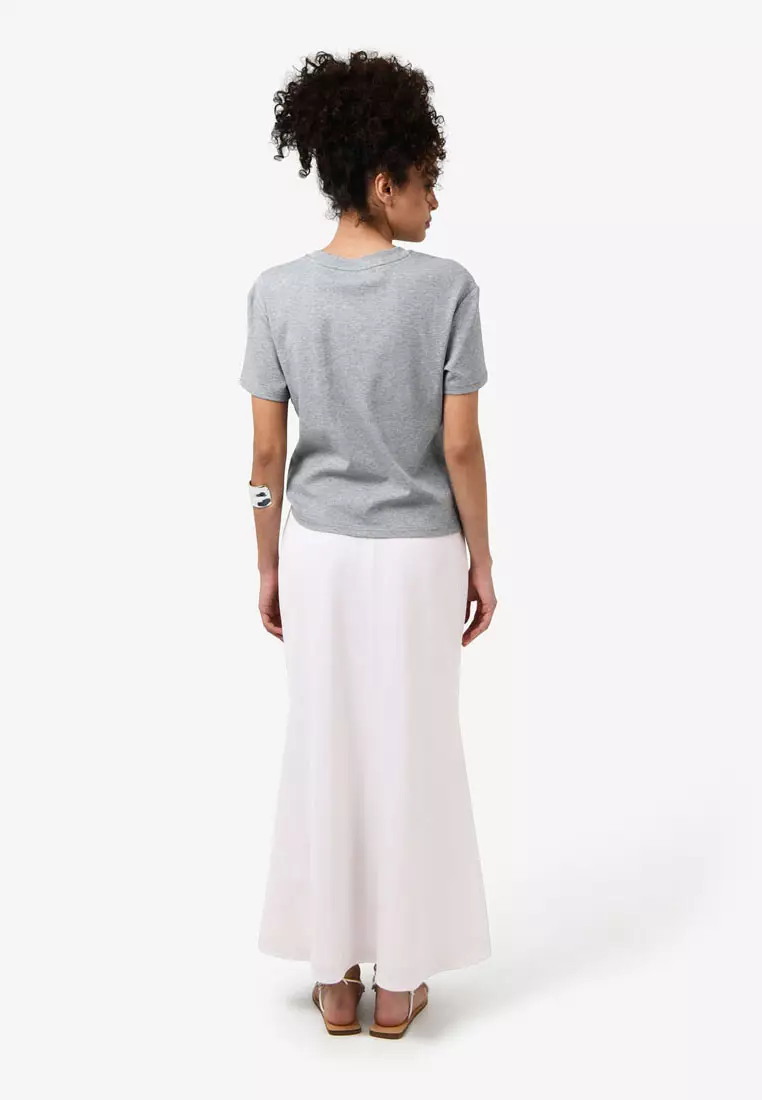 Leigh Satin Maxi Skirt