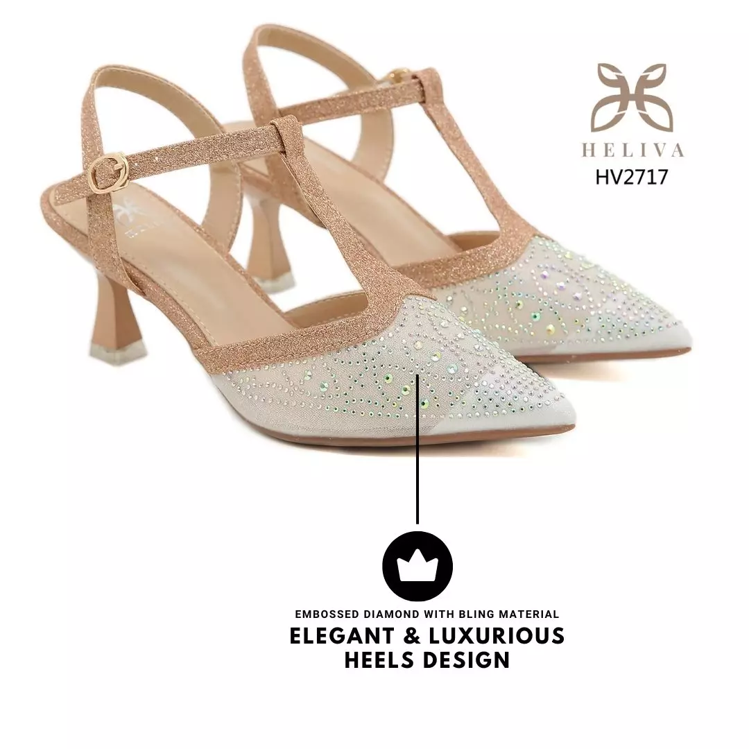 Heliva Jeana High Heels Party Angkle Wrap Accessories Beads Sol HV2717