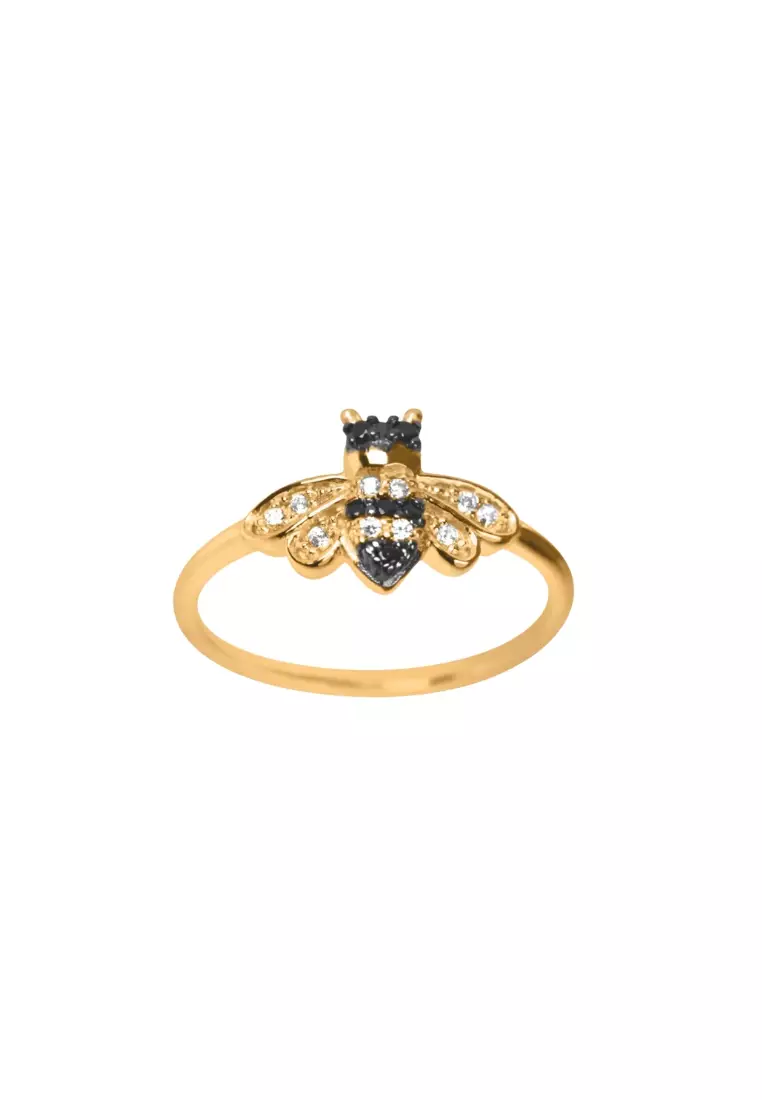 Vermeil Bee Ring