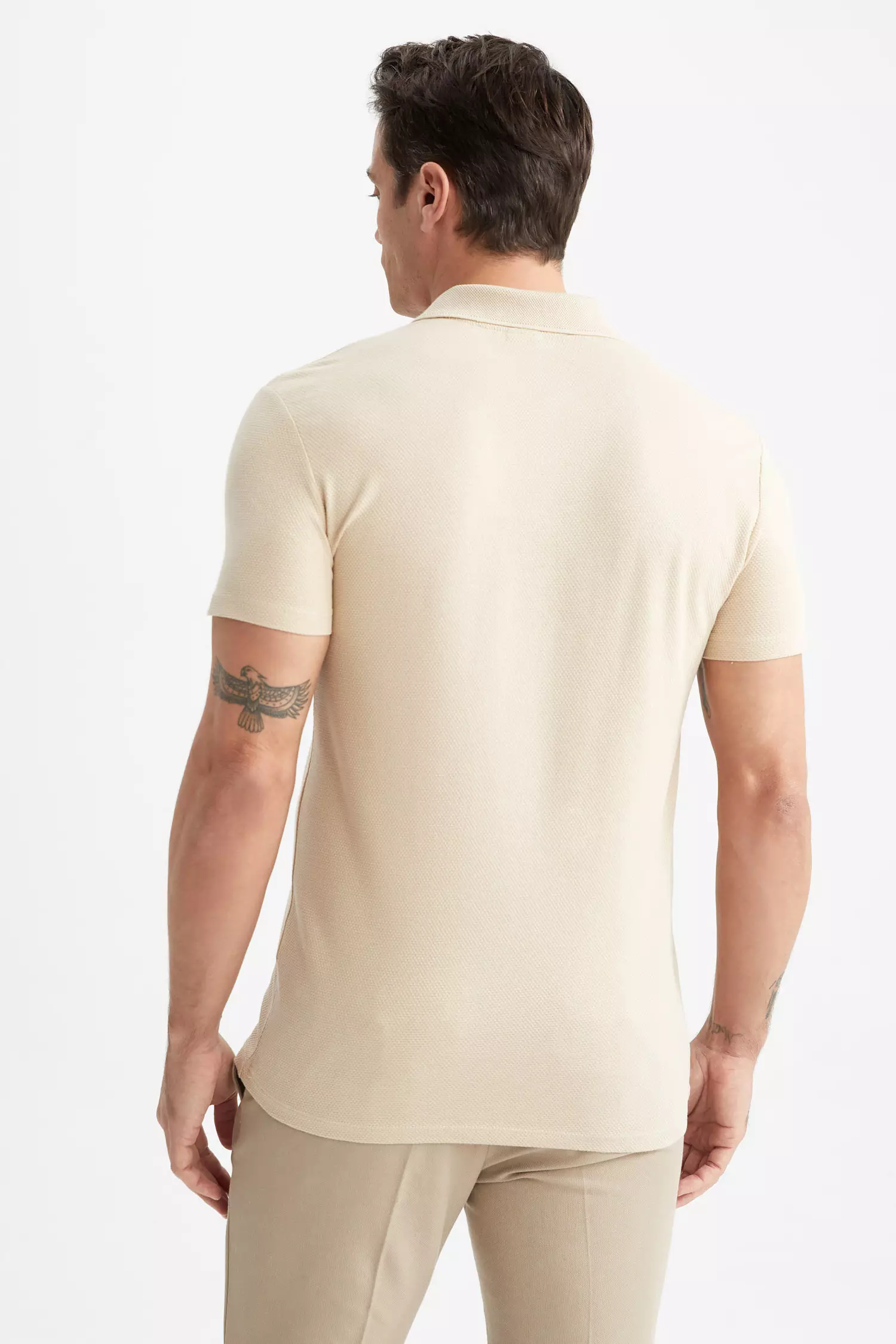 Buy DeFacto Slim Fit Short Sleeve Polo T-Shirt 2024 Online