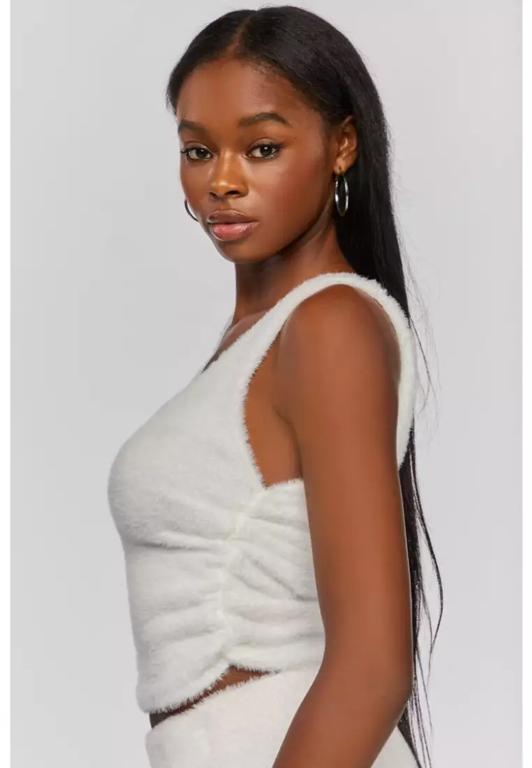 Buy FOREVER 21 Fuzzy Sweater Knit Sleeveless Top 2024 Online