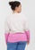 Vero Moda pink Plus Size Doffy Block Pullover 44B50AAE556059GS_2