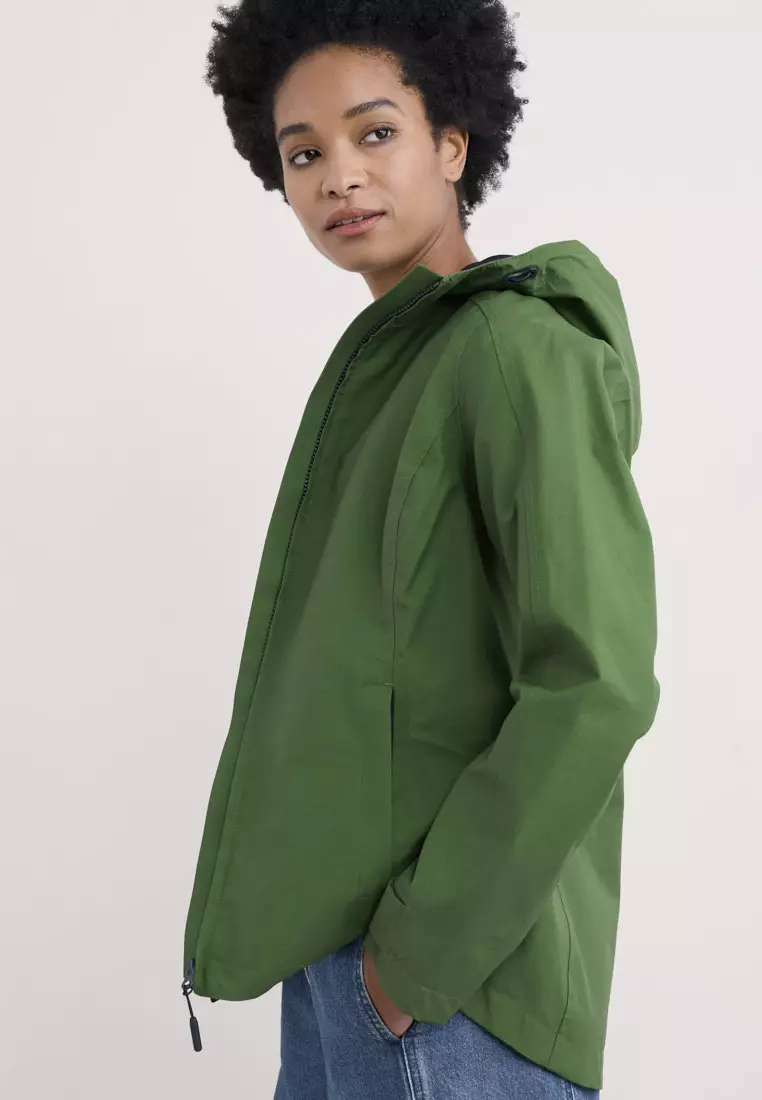Seasalt Cornwall Green Waterway Jacket