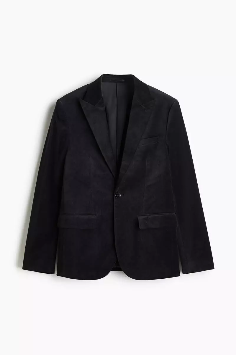 Slim Fit Velvet jacket