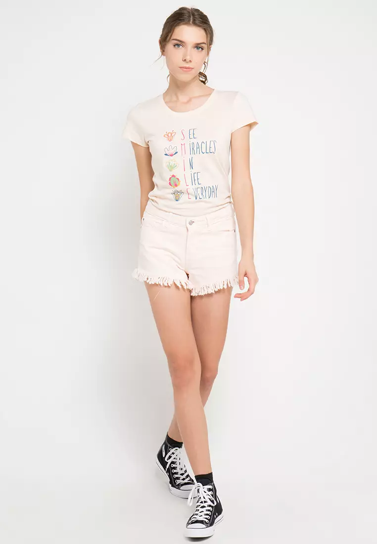 Print See Miracles short sleeve Tshirt