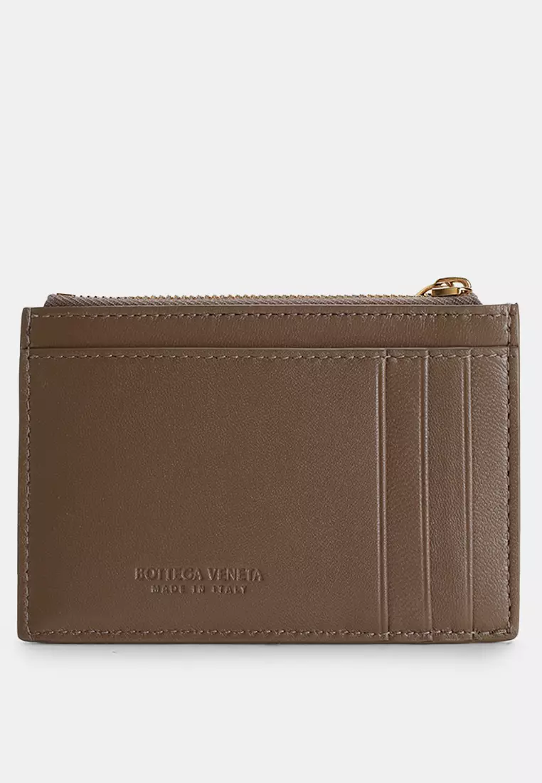 BOTTEGA VENETA Intrecciato Zipped Card Case 2026 | Buy BOTTEGA