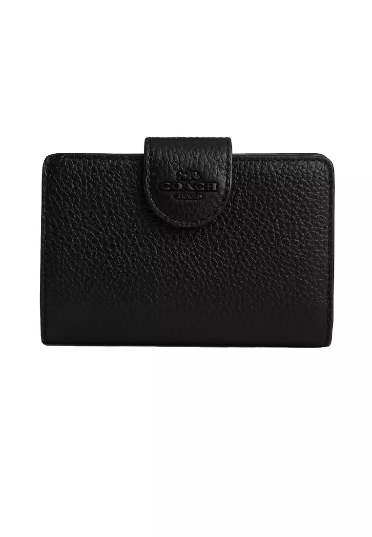 Coach medium wallet black Clearance