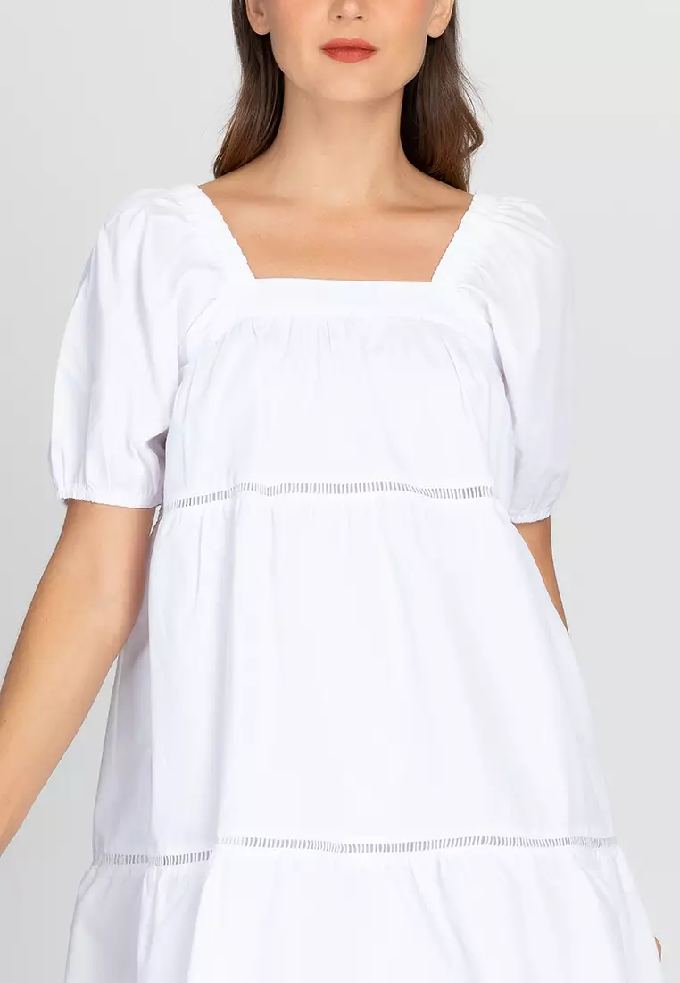 Clemence Square Neck Tent Dress