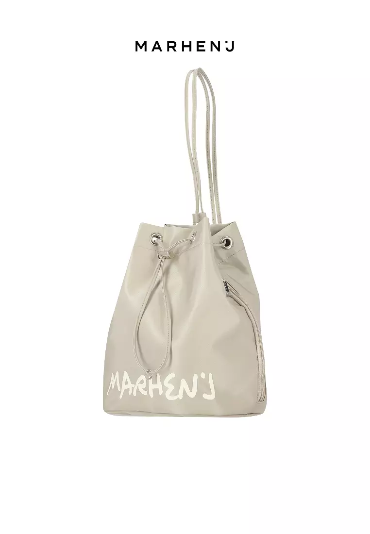 LEANNA Nylon Backpack Beige