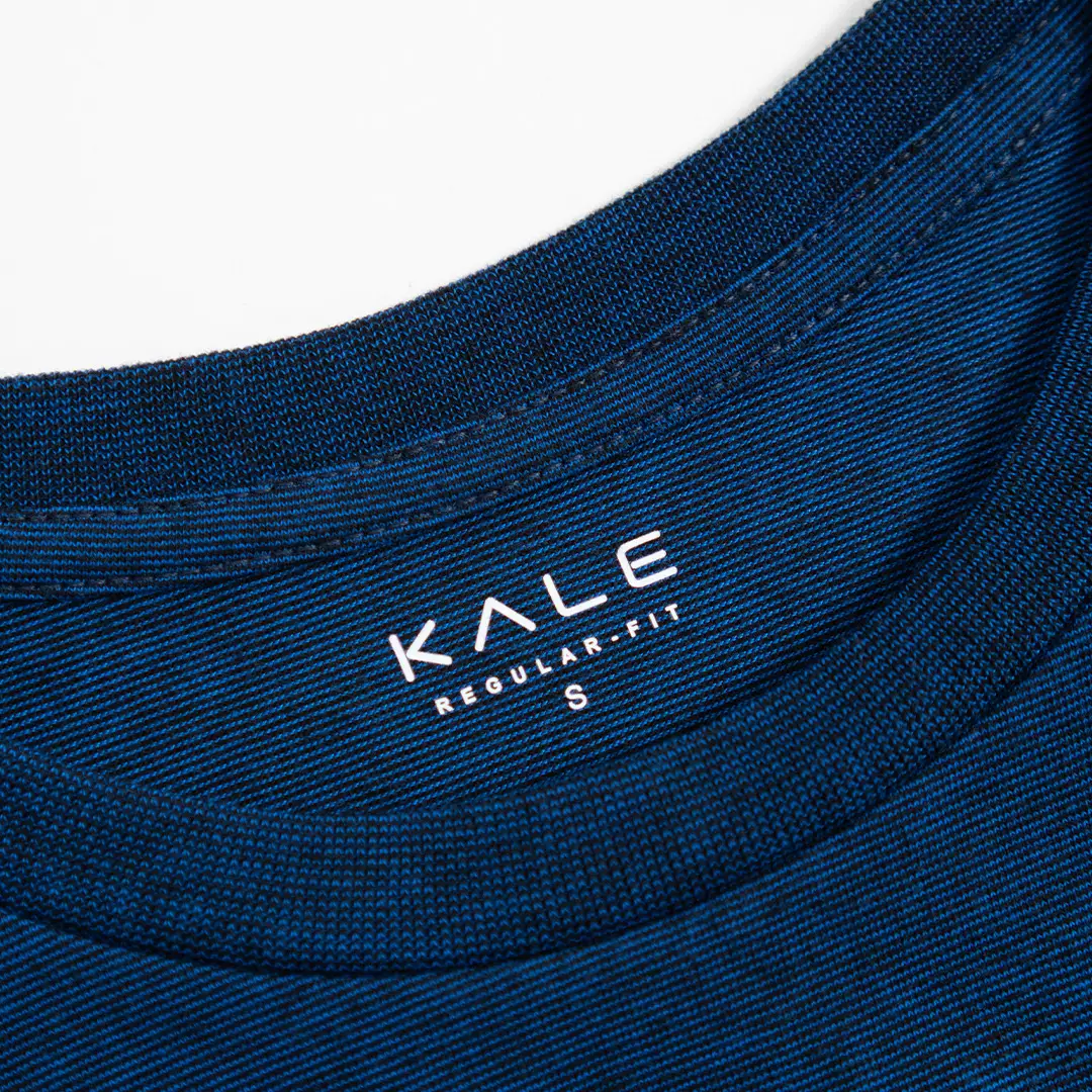 Kale Arthur Navy / T-Shirt Polos Pria Lengan Pendek / Unisex Casual