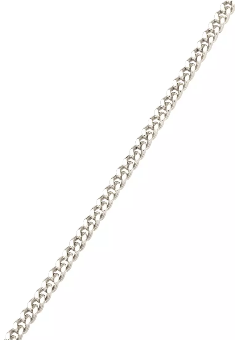 EXCLUSIVE Gelang Perhiasan Perak 925 Pria Big Curb Chain