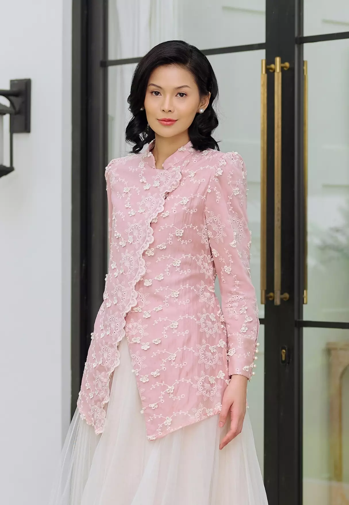 Naira Blouse - Blush