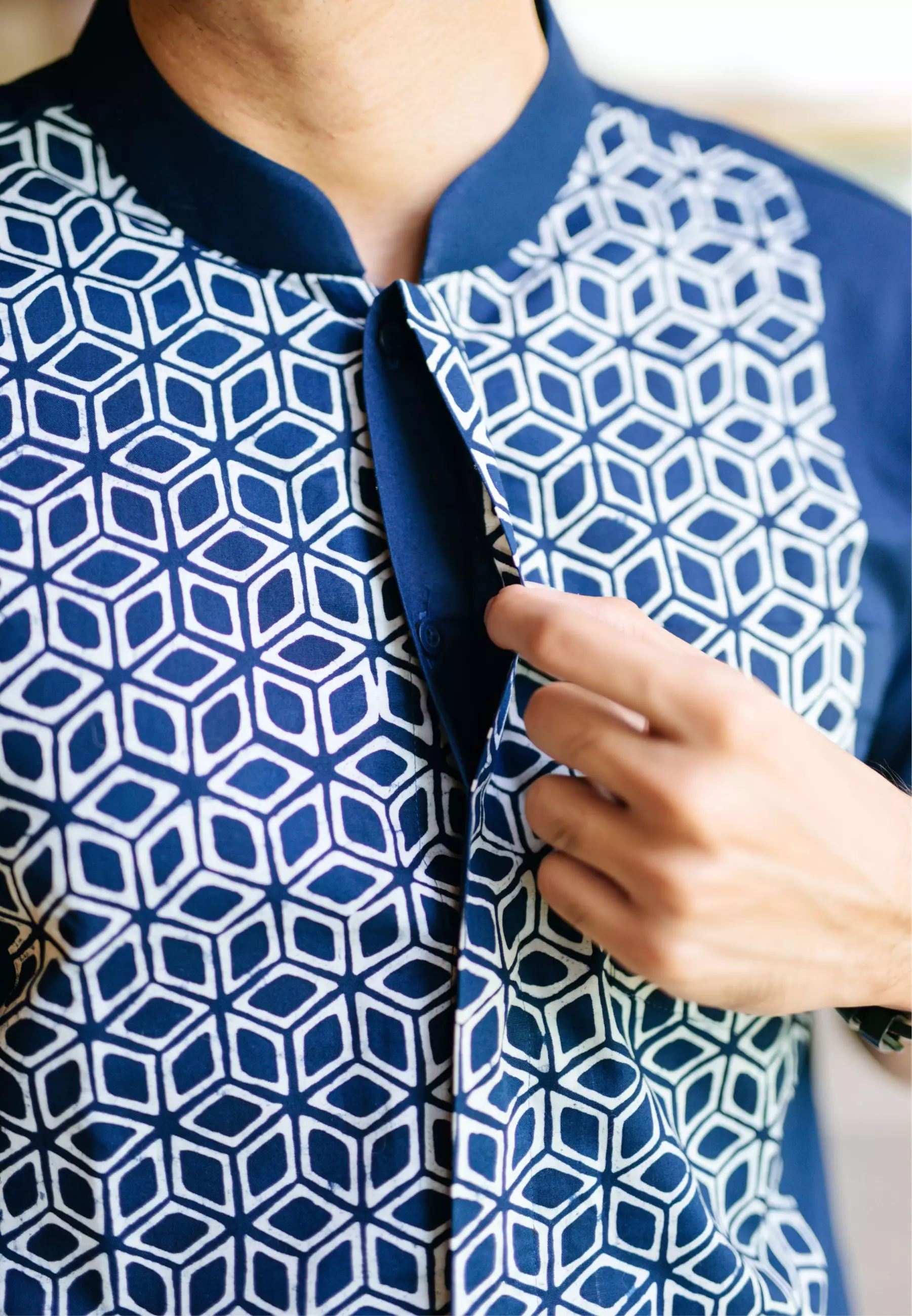 Hadinata Batik Koko Cap Pendek Furing Rasya