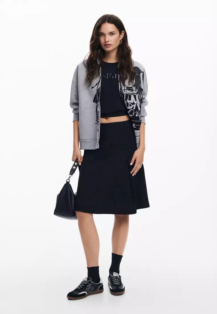 【美品】でも少々難ありChristian Lacroix Buy Desigual Desigual Woman Printed zip-up sweatshirt M