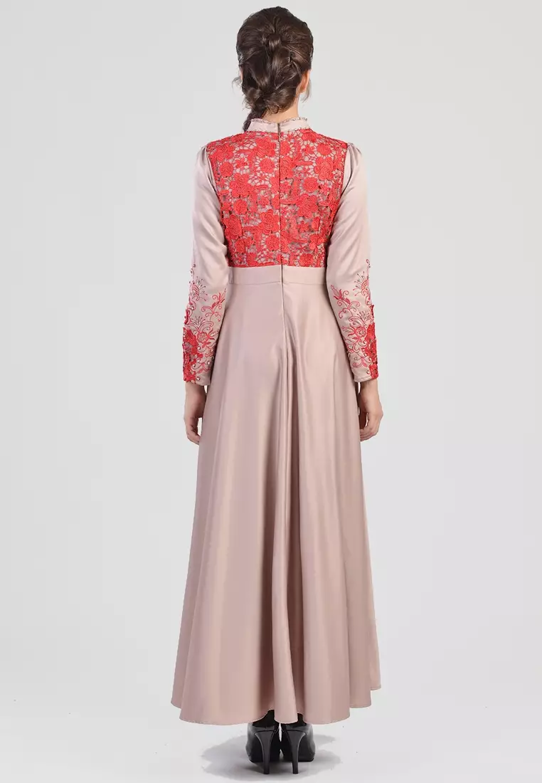 Bibiq Gamis Brokat Satin