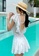 YG Fitness white Sexy Low V Gauze One-Piece Swimsuit B1E44US151A66EGS_3