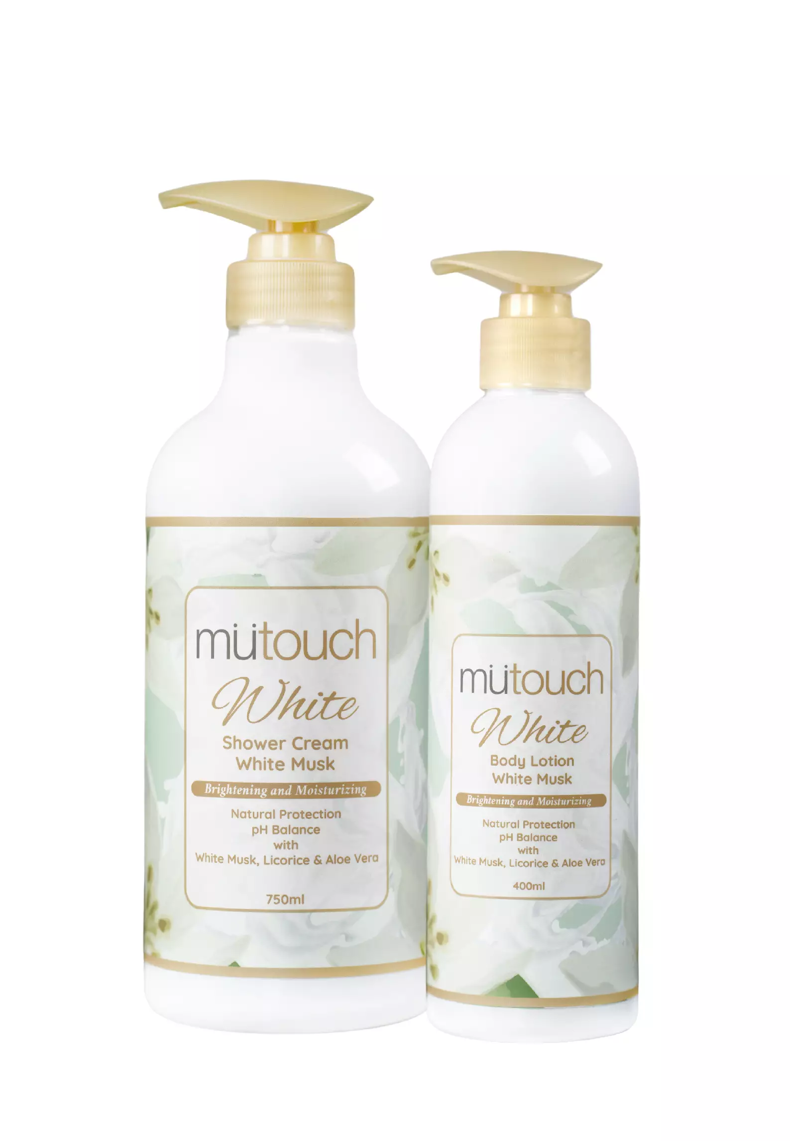 Jual Mutouch Mutouch White Brightening Set - WHITE MUSK - Shower 750ml ...
