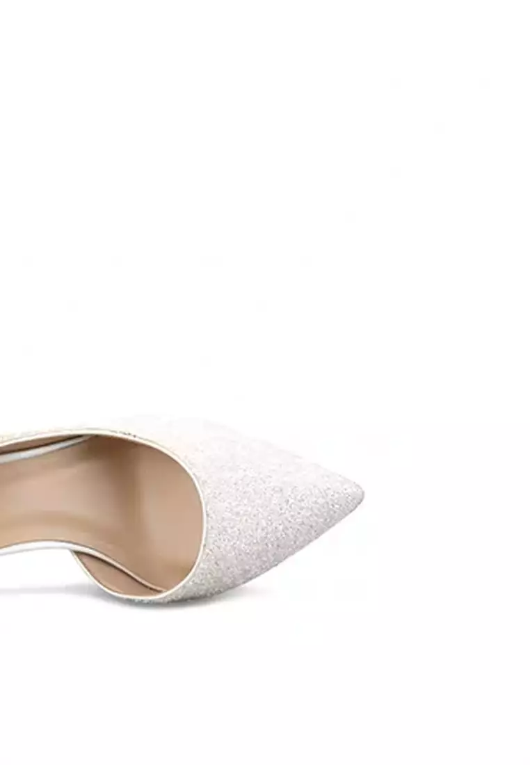 10CM Sequins Wedding High Heels D06-l