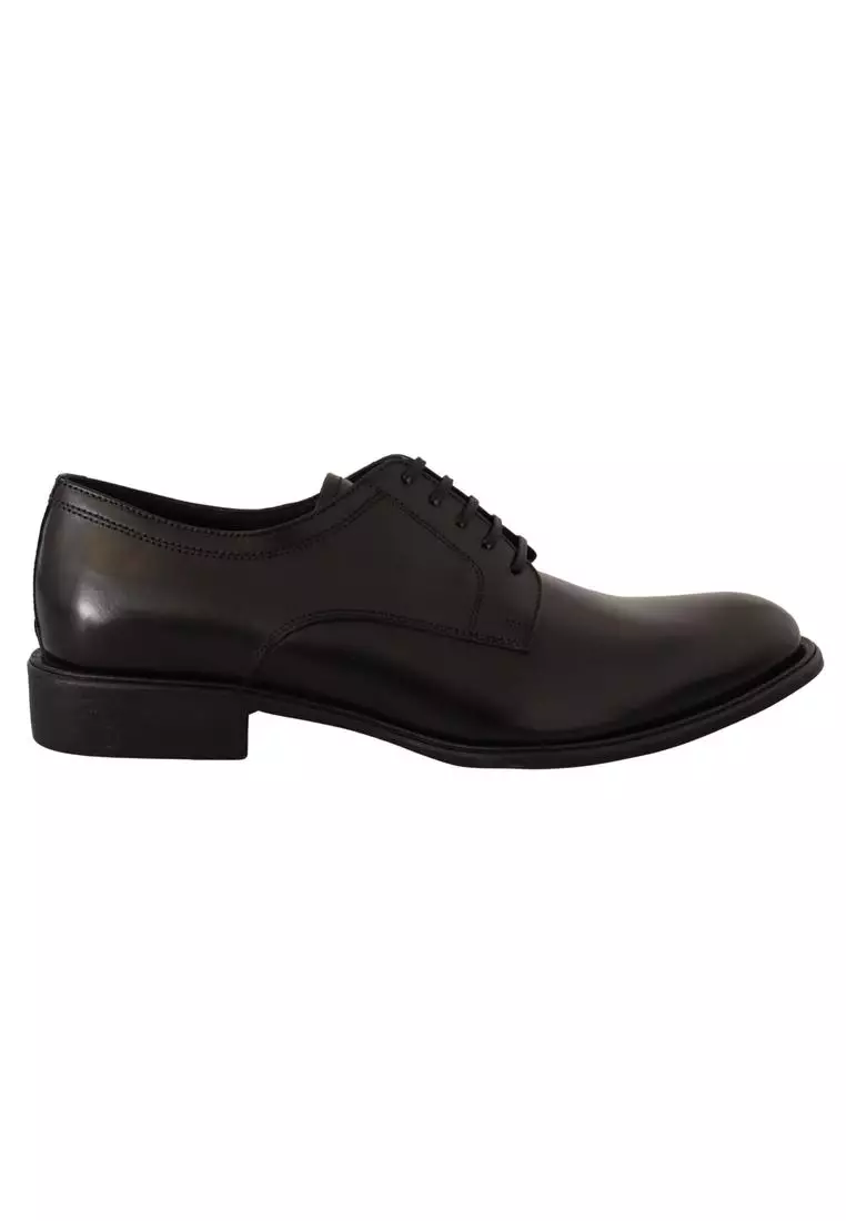 Buy Dolce Gabbana Dolce Gabbana Black Leather Lace Up Mens