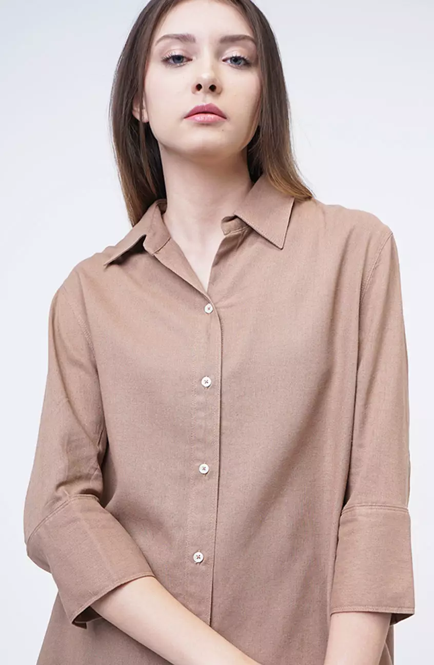 Kemeja Wanita Ariella Brown