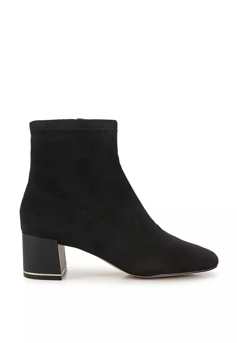 Aldo black suede ankle 2024 boots