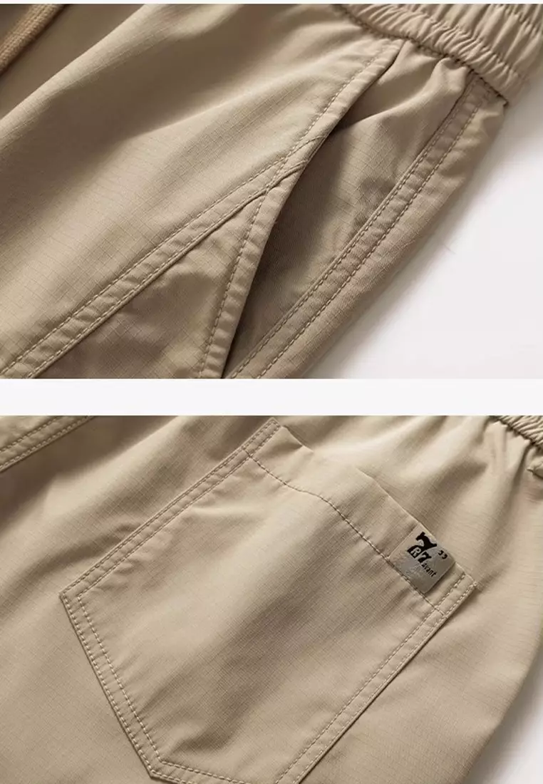 Drawstring Casual Cargo Pants