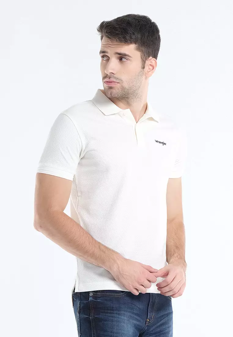 Wrangler Plain Color Polo Shirt for Men