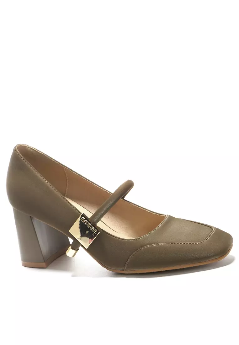 Buy Twenty Eight Shoes 7CM Buckle Strap Microfiber Leather Mary