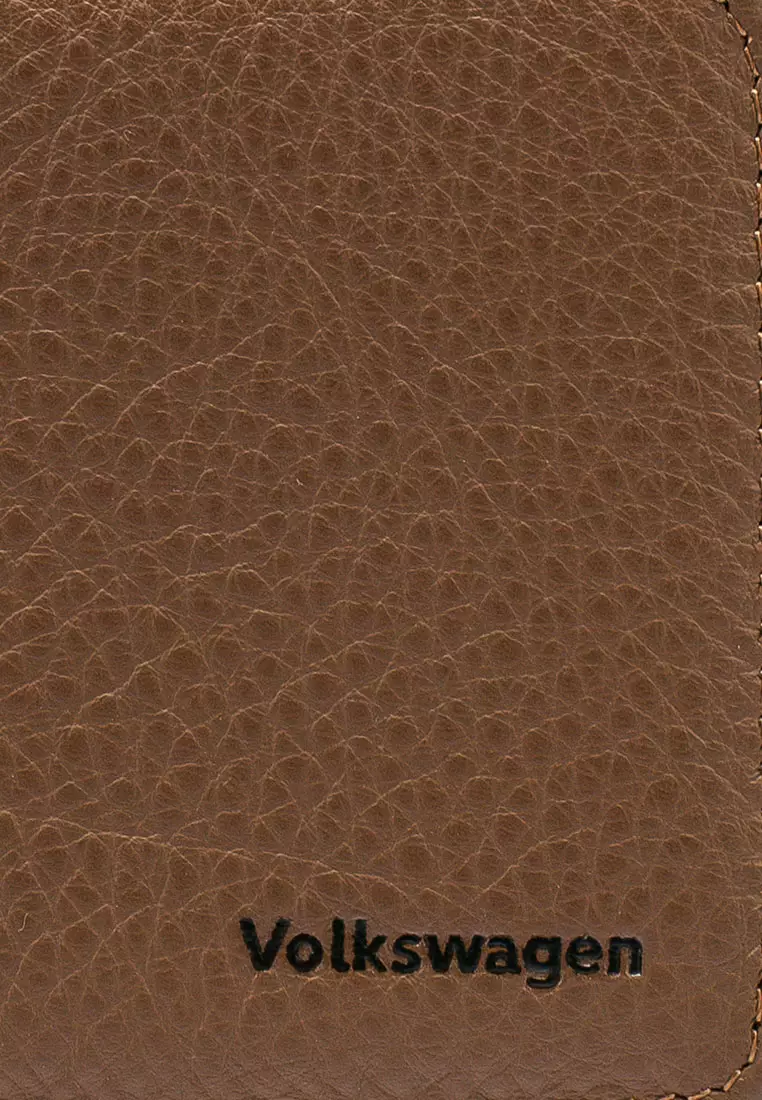 Kulit Genuine Dompet Pendek Pria (Men's RFID Genuine Leather Bi Fold Center Flap Short Wallet)