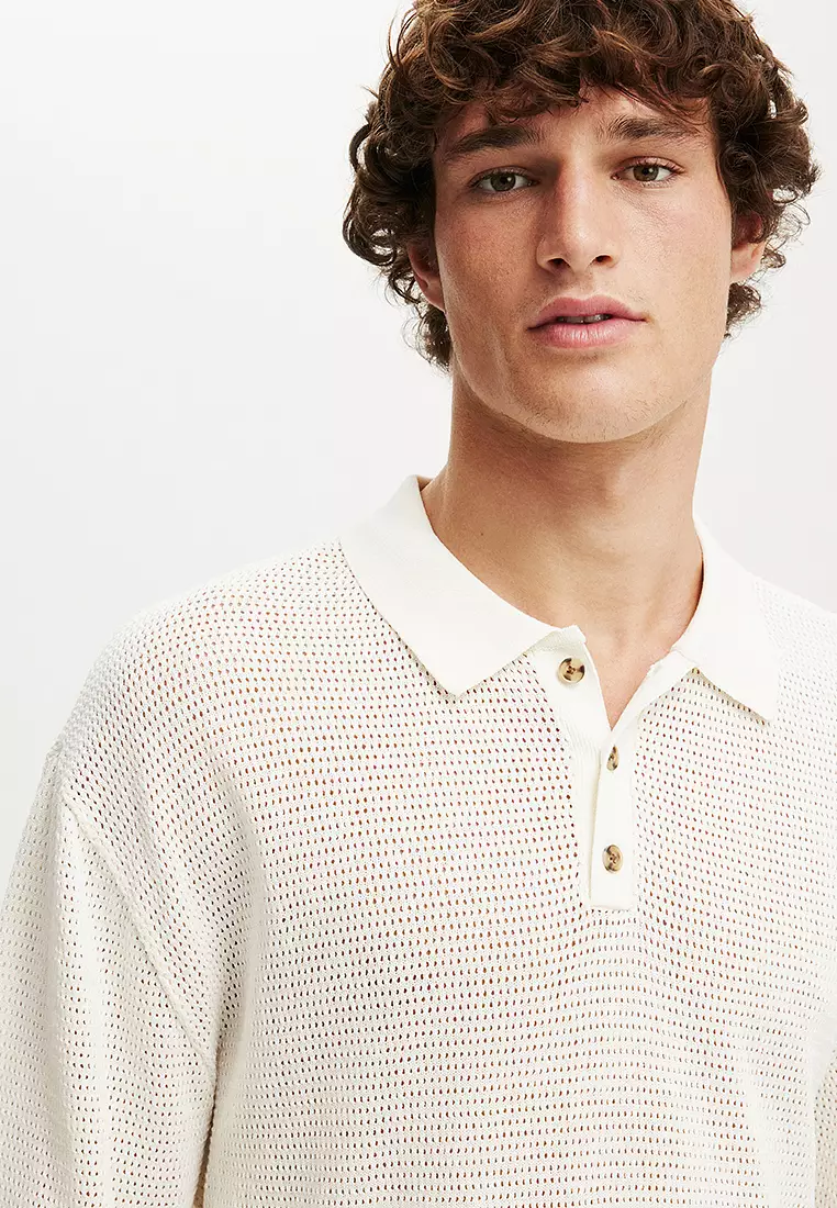 Knitted Polo Shirt