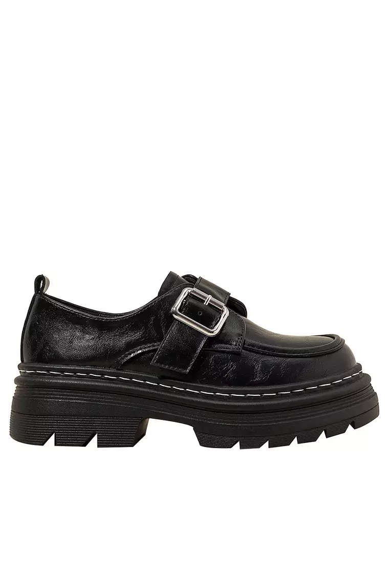 Discount on Twenty Eight Shoes  shoes - SKU: 4CM Platform Buckle Loafers WW1388-2