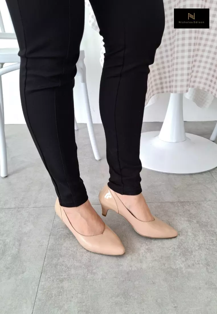 Nicholas Edison Heel Kim Beige