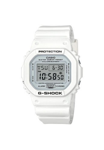 G-SHOCK white Casio G-Shock Men's Digital Watch DW-5600MW-7 White Resin Band Sports Watch 27B3EAC2E01B7CGS_1