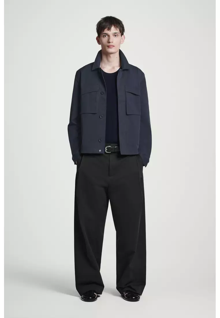 UTILITY COTTON-TWILL OVERSHIRT