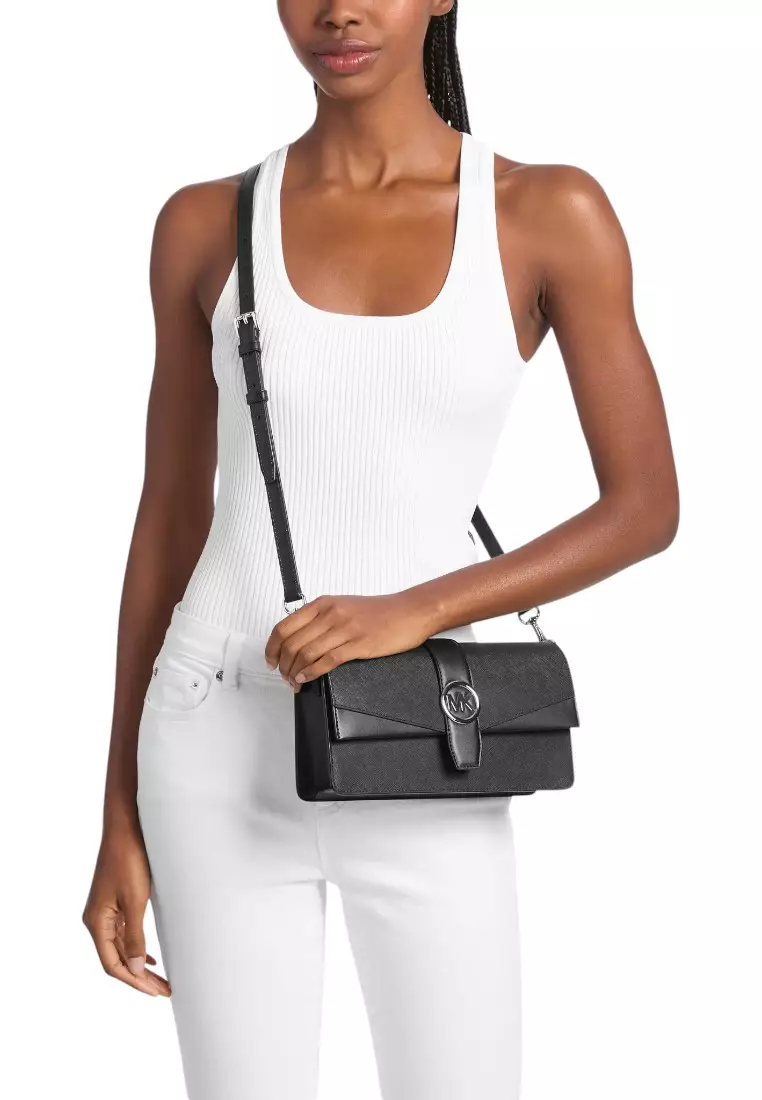 mkk。 Buy Michael Kors Greenwich Medium Saffiano Leather Convertible