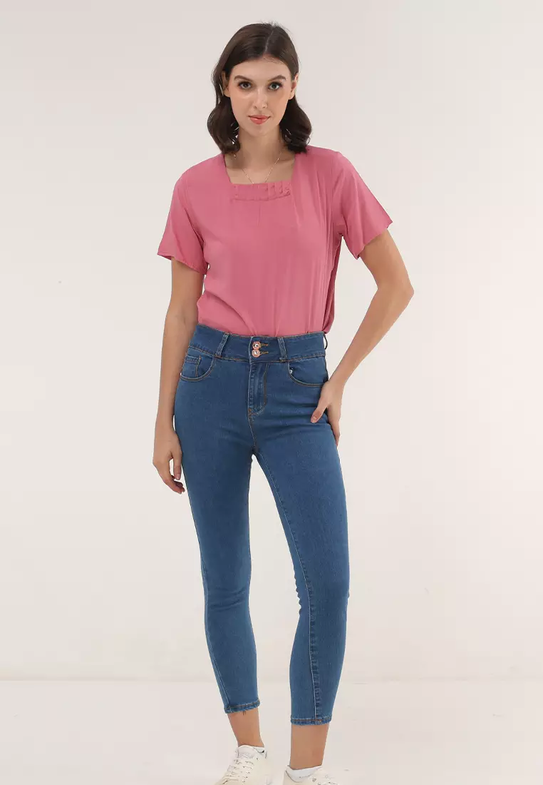 Denim High Waist Ladies Jeans