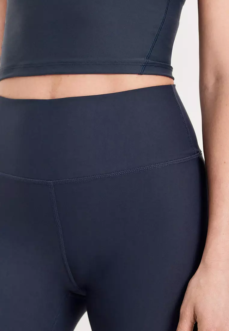 High-Waisted PowerSoft Rib Mix 7/8 Leggings