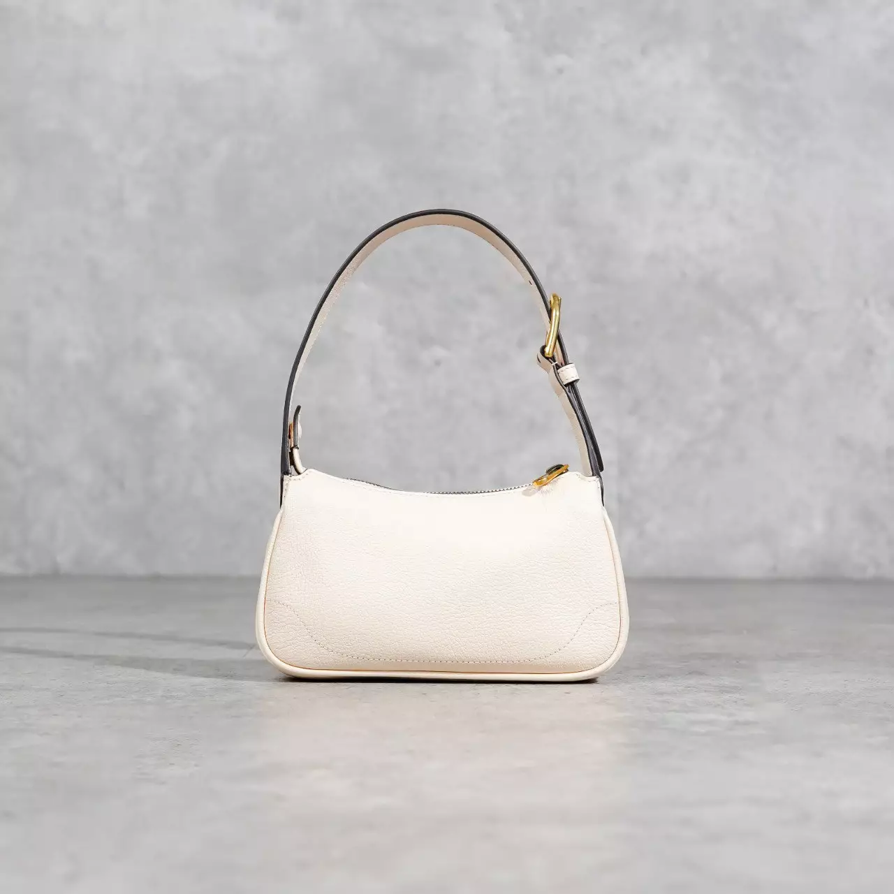 Tas GUCCI GG MARMONT CREAM LEATHER SHOULDER BAG 100% ORIGINAL