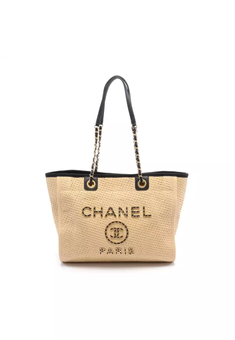 Chanel deauville tote outlet for sale