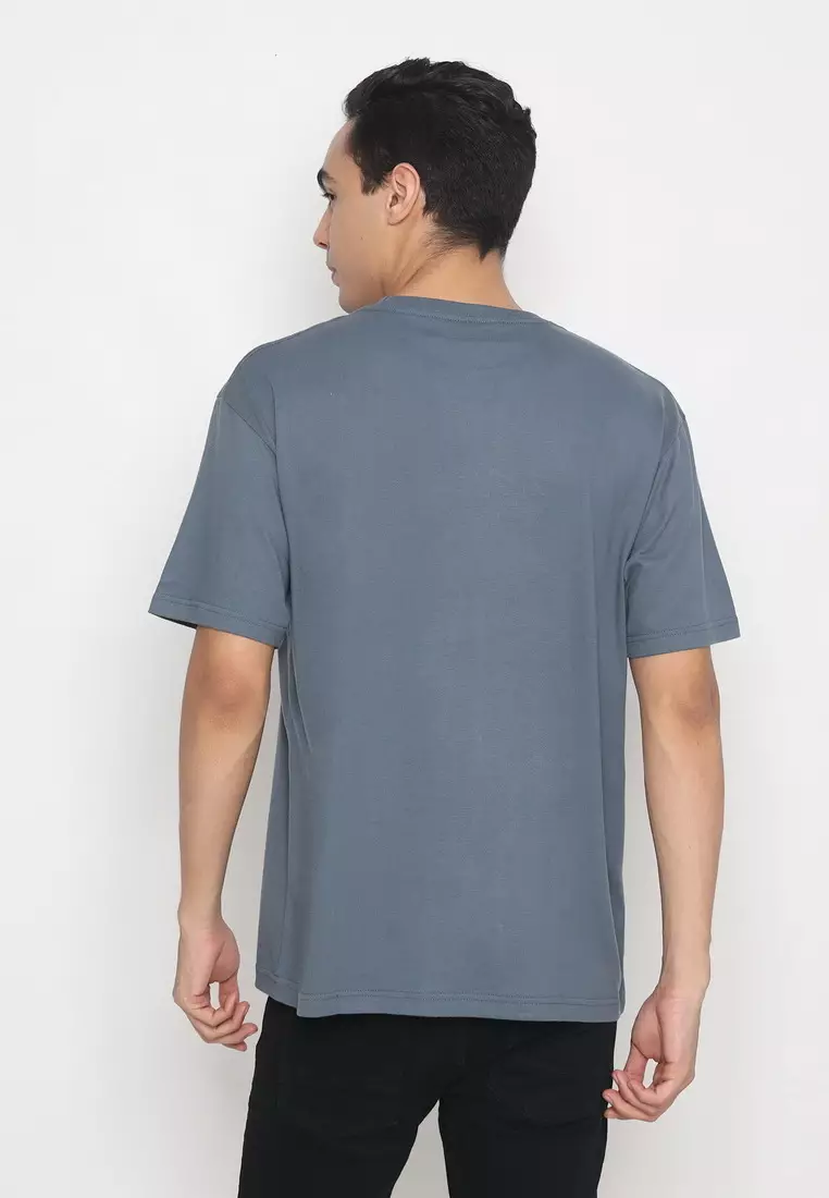 NX T-Shirt Cotton Combed Tebal Pria 207370391