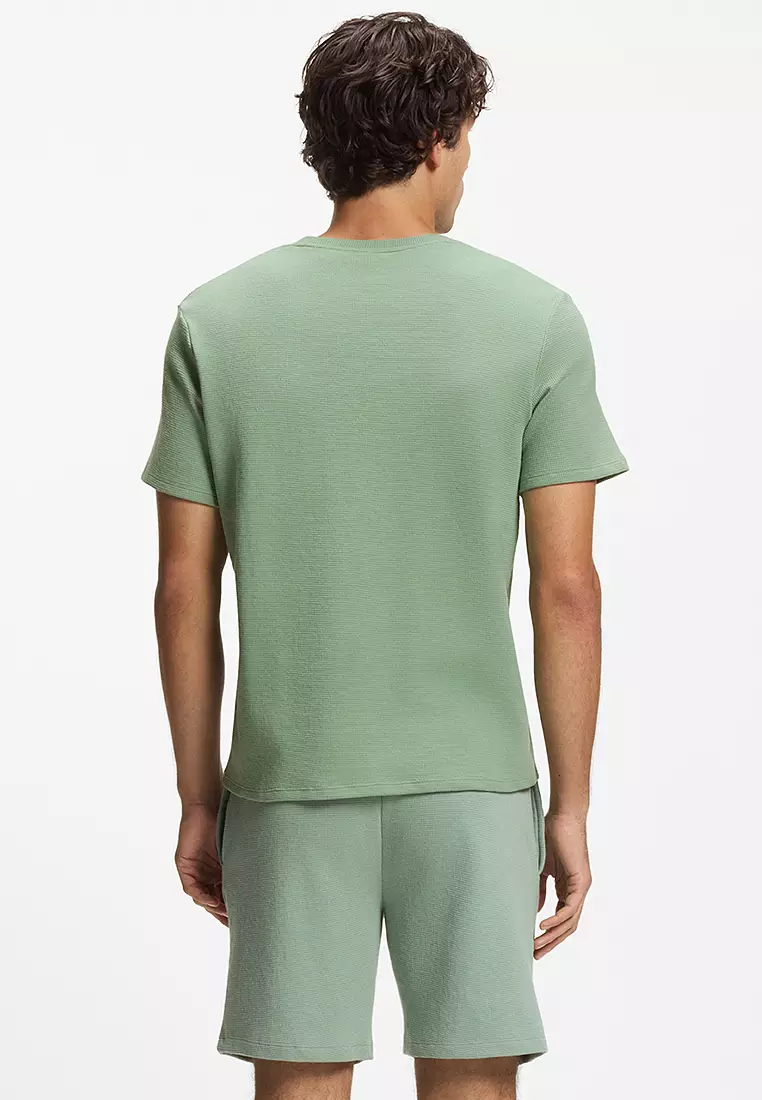 Waffle T-Shirt 10269584 01 - BOSS Business