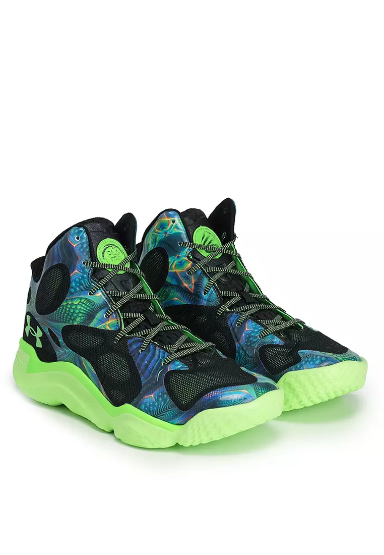 UNDER ARMOUR レディース Curry Spawn FloTro Shoes グリーン Under Armour Curry Spawn Flotro Riley´s Choice